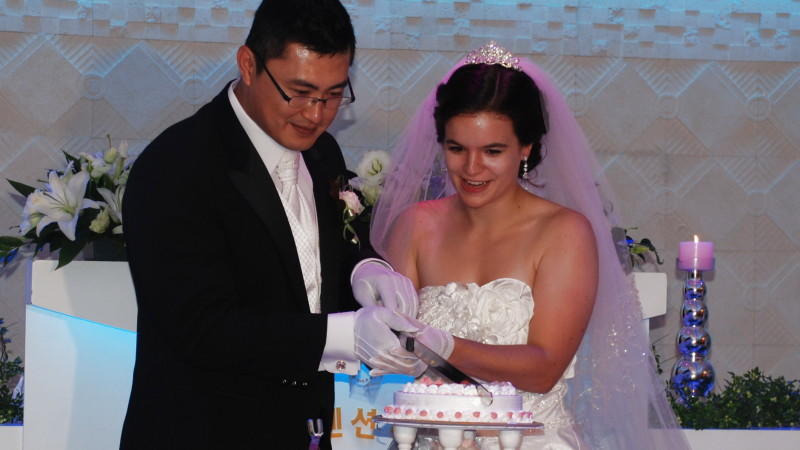 Andrea Müller heiratet in Südkorea Andrea Müller heiratet in Südkorea