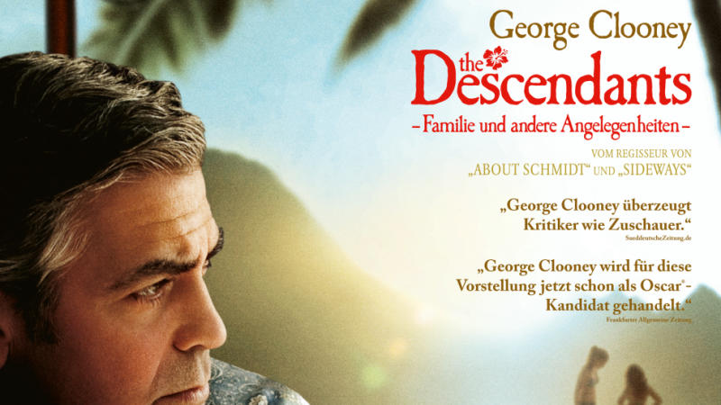 VOX Kinotipp: The Descendants - Familie und andere Angelegenheiten The Descendants: George Clooney