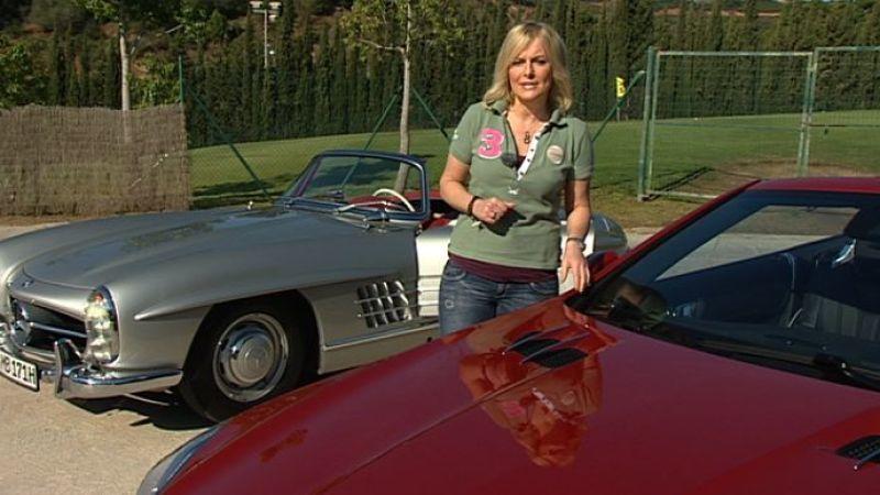 Der neue Mercedes SL 500 Birte Karalus und der Mercedes SL 500
