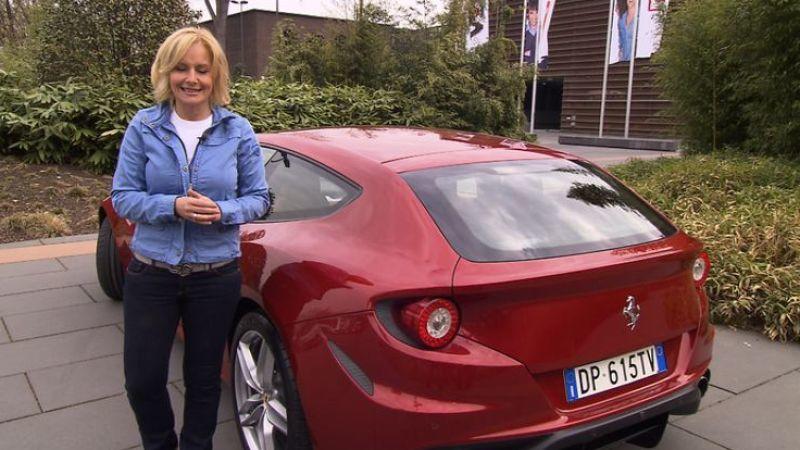 Der neue Ferrari Four Birte Karalus und der Ferrari Four