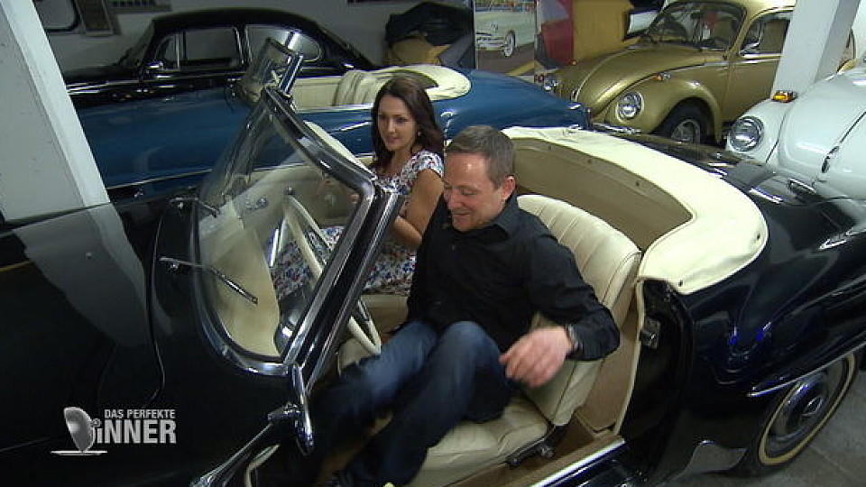 Das perfekte Dinner: Prickelnder Abend bei Chris Giny und Andreas in Chris' Garage