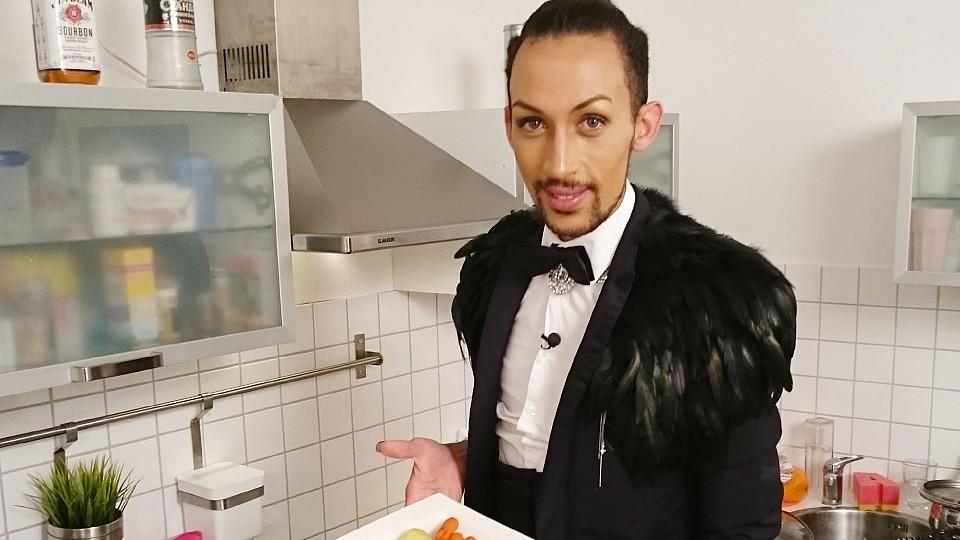 Das perfekte Dinner: David möchte seine Kochkunst mal bewerten lassen Das perfekte Dinner: Bei David muss alles perfekt "sitzen" - auch das Essen