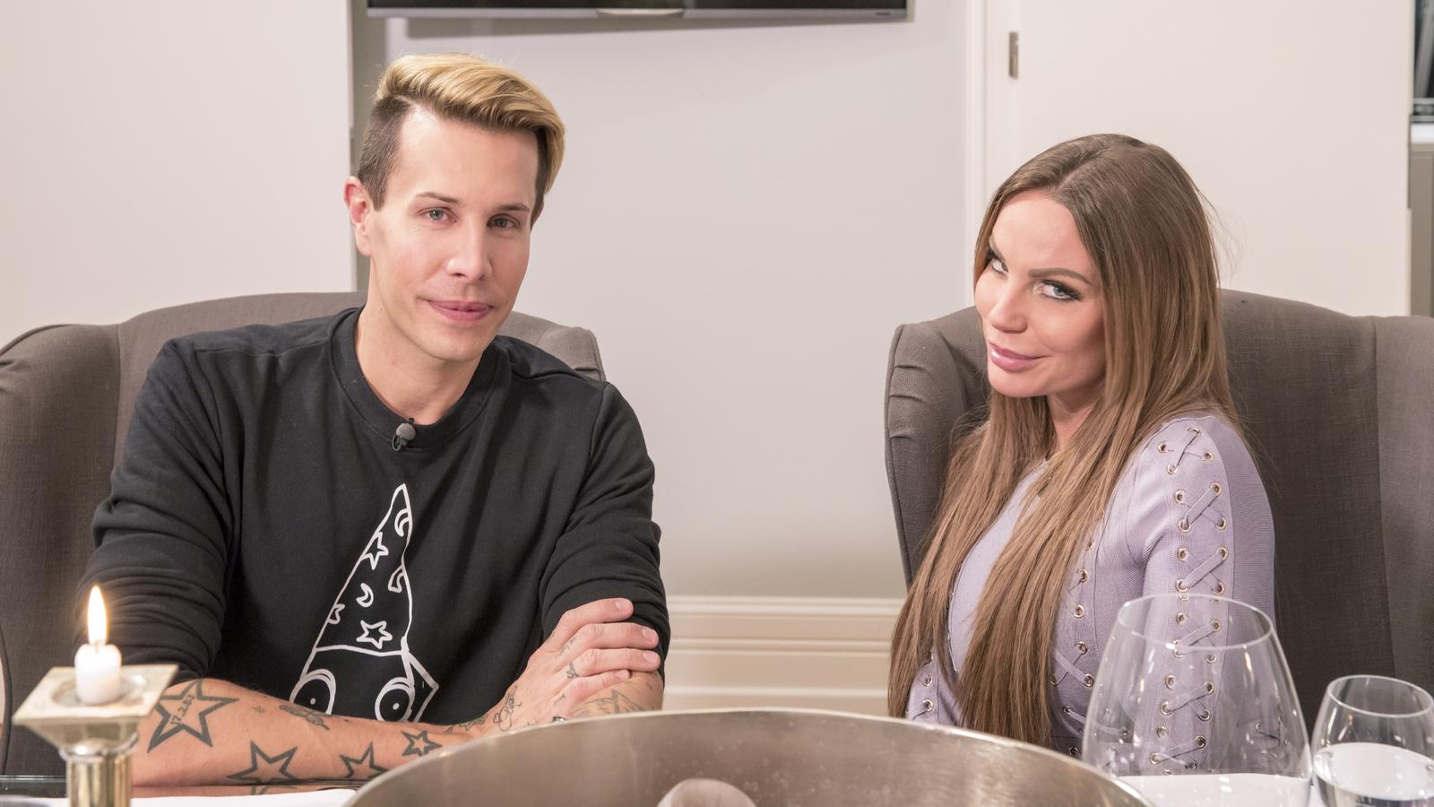 Das perfekte Promi Dinner bei Florian Wess und Gina-Lisa: "Türsteher" Florian macht ernst Gina-Lisa und Florian Wess wollen mal so richtig durchgreifen