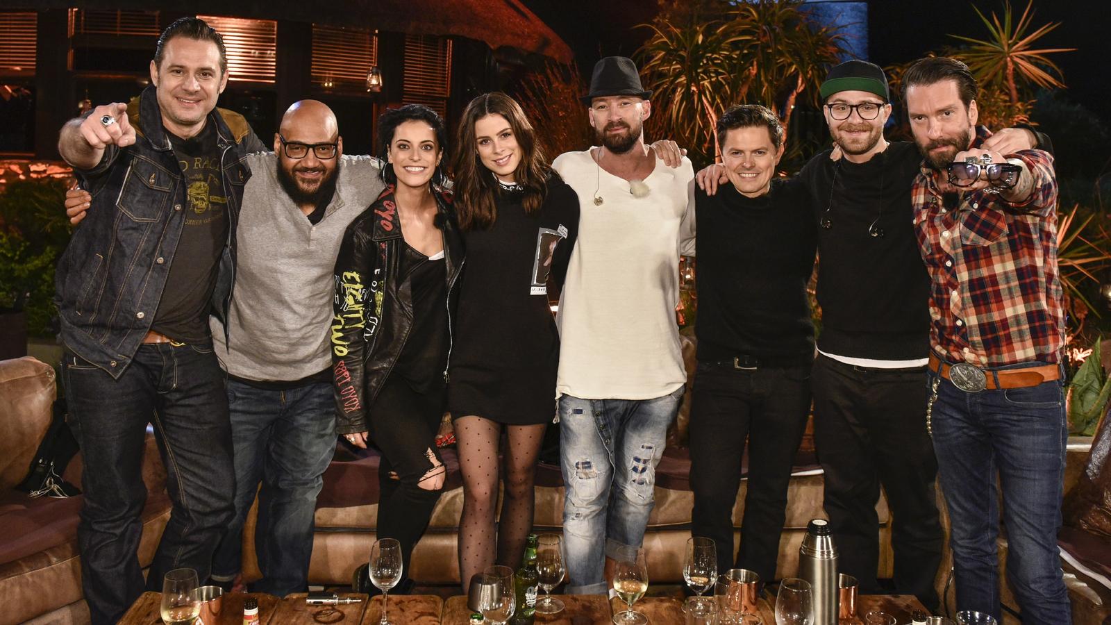 Sing meinen Song 2017: Die Songs von "Silbermond" und Frontfrau Stefanie Kloß beim Tauschkonzert V.l.: Sascha Vollmer, Moses Pelham, Stefanie Kloß, Lena Meyer-Landrut, Gentleman, Michael Patrick Kelly, Mark Forster und Alec Völkel.