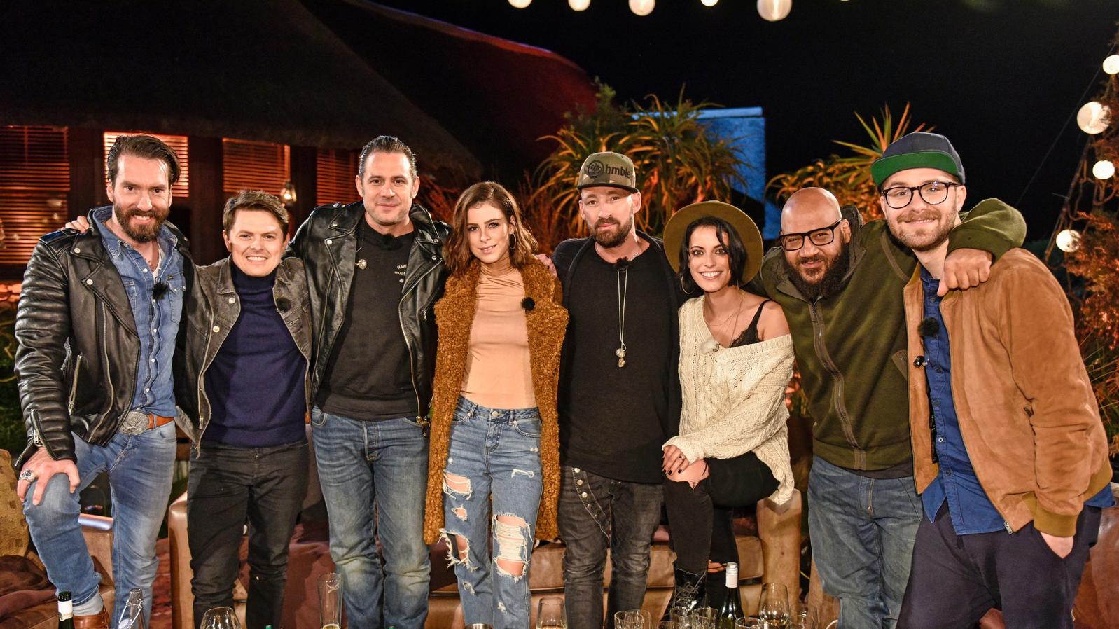 Sing meinen Song 2017: Die Songs von Michael Patrick Kelly beim Tauschkonzert V.l.: Alec Völkel, Michael Patrick Kelly, Sascha Vollmer, Lena, Gentleman, Stefanie Kloß, Moses Pelham und Mark Forster.